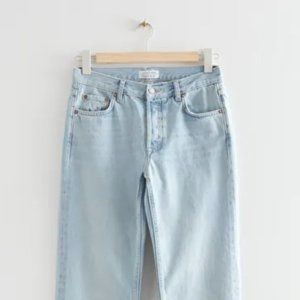 & Other Stores Sleek Cut Jeans - Light Blue, 28/30, NWT